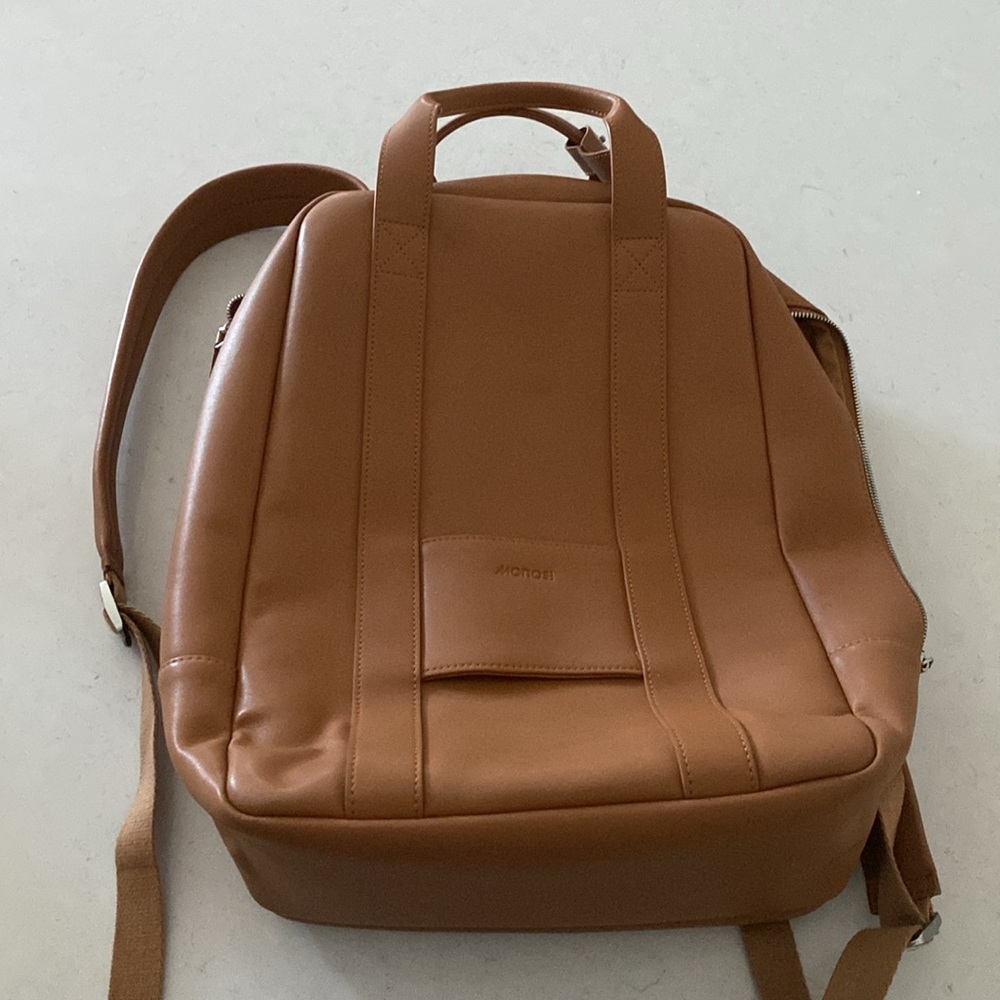 Monos Metro Backpack (Saddle Tan Vegan Leather) - image 3